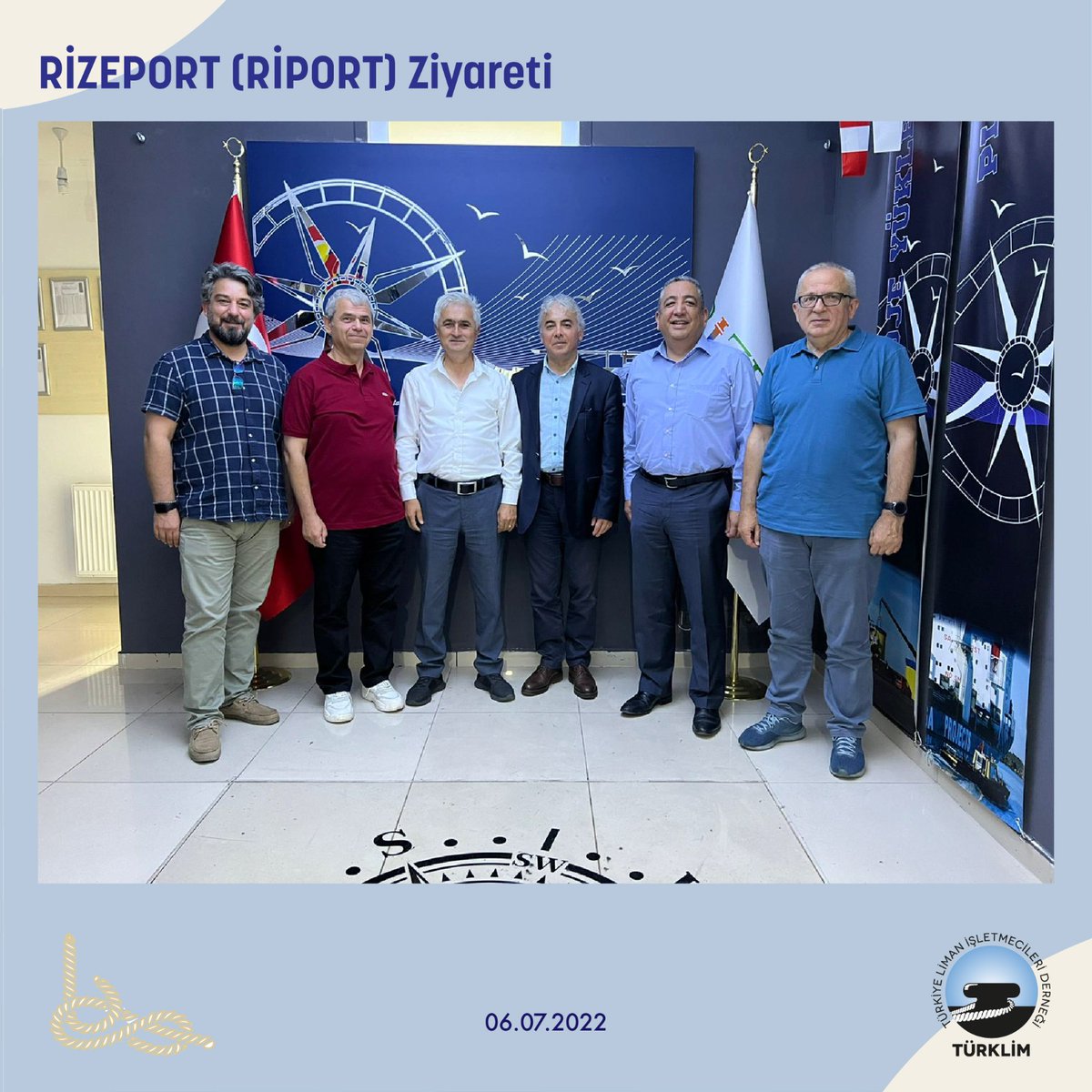 TURKLIM's tweet photo. TÜRKLİM, Rizeport ziyaretinde!

Rizeport Yönetim Kurulu Başkanı Sayın Asım Çillioğlu ve Genel Müdür Sayın Mehmet Kabil’in eşlik ettiği ziyaretimizde, ilgi ve alakalarından dolayı tüm Riport Rize Liman ailesine teşekkür ederiz.

#TÜRKLİM #RİZEPORT #RİPORT #ziyaret https://t.co/8wnWALd4lB