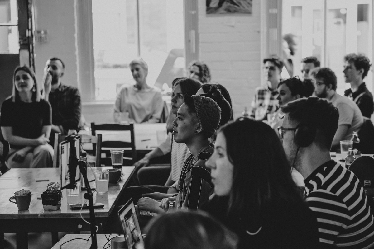SHFcontent's tweet photo. The photos from last month's Sheffield Content Club are now online! We had wonderful talks by the marvellous @SilentShe and @Dave_Greasley. 

Snapped by @joehornerphoto♥️📸 

https://t.co/asBsOtXsWa https://t.co/02ooonYMMJ