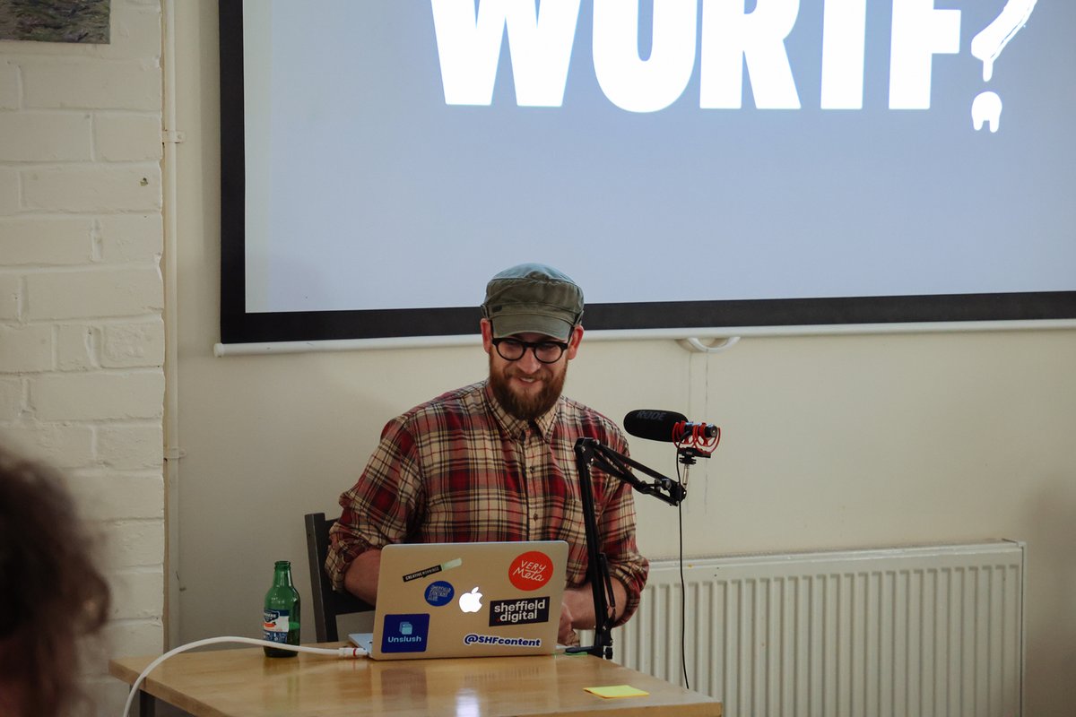 SHFcontent's tweet photo. The photos from last month's Sheffield Content Club are now online! We had wonderful talks by the marvellous @SilentShe and @Dave_Greasley. 

Snapped by @joehornerphoto♥️📸 

https://t.co/asBsOtXsWa https://t.co/02ooonYMMJ