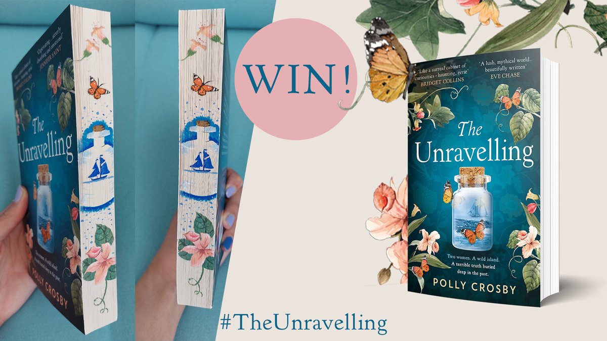 HQstories's tweet photo. To celebrate the publication of #TheUnravelling, the beautiful new novel by @WriterPolly, we have a very special competition🥳

Win a paperback copy with a GORGEOUS, hand-painted edge created by the brilliant Polly herself🦋

Simply RT and reply with #TheUnravelling🦋to enter! https://t.co/lnIXhhD2yS