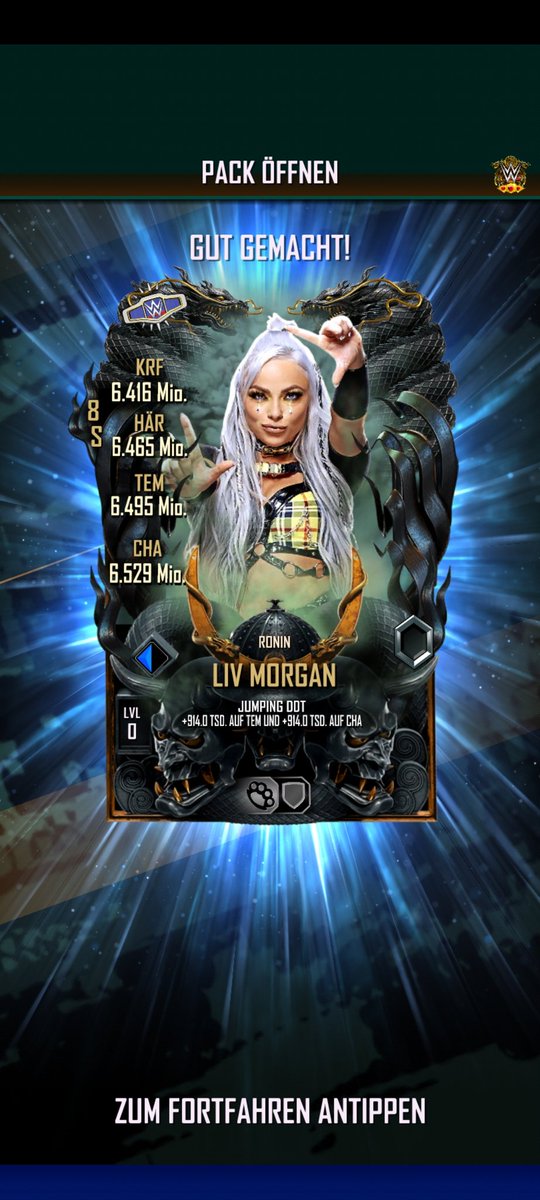 Giants und trtg abgeschlossen 😉 #wwesupercard #saison8 #giants #trtg #allesfürteam💯