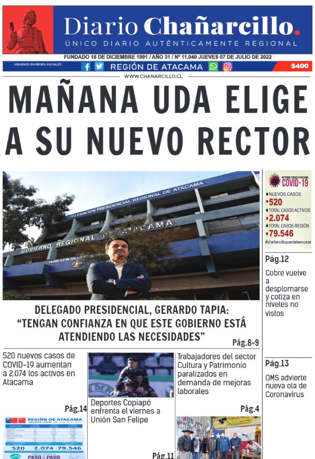 Diario Chañarcillo tweet media