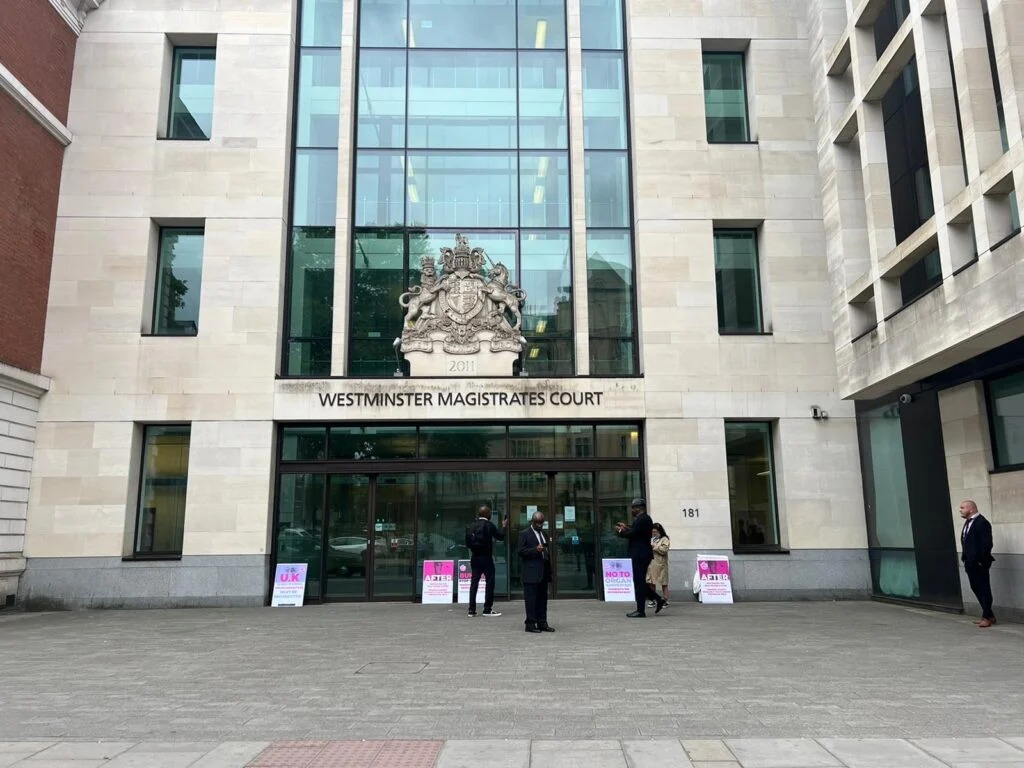 MobilePunch's tweet photo. PHOTOS: Senate Panel, David Mark, Show Up At UK Court For Ekweremadu’s Trial

Some senators showed up at the Westminster Magistrates Court for the trial of the former Deputy Senate President, Ike Ekweremadu and his wife, Beatrice. https://t.co/E0z9Hhtlqs