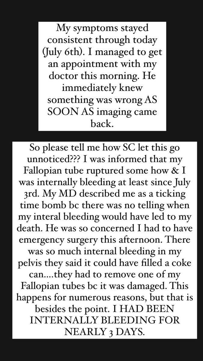 makeylah_howse's tweet photo. I’m sharing this bc this happens too often to our black women. This time it was me. 

This week, I almost lost my life due to the negligence &amp; carelessness of Tristar StoneCrest Medical Hospital. 

If I hadn’t advocated for myself, I would not be here to share this. 😢 https://t.co/9gSnhK05Jn