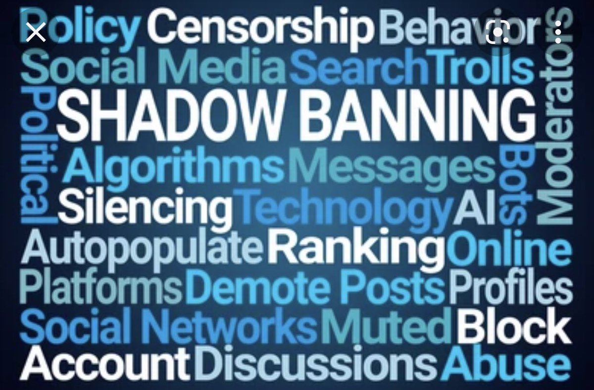 1stclass_credit's tweet photo. Shadow ban is very real and if your content does not conform nor support the alphabet community you’ll be shadow banned from all social media platforms. 

LinkedIn 
Twitter 
Instagram 
Facebook 
Tiktok 

#freedomofspeech #algorithm #censorship https://t.co/dzyMhJ627E