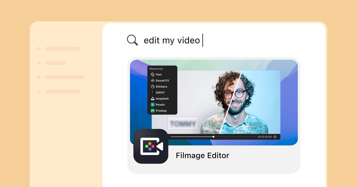 Setapp's tweet photo. Need an advanced video editor that's easy to use? We are happy to welcome Filmage Editor on Setapp 🔥 An app that helps you create breathtaking videos, add effects, cut, and more. Try now on Setapp 👉 https://t.co/OHDdyLjfO3 https://t.co/FvQnB30vAO