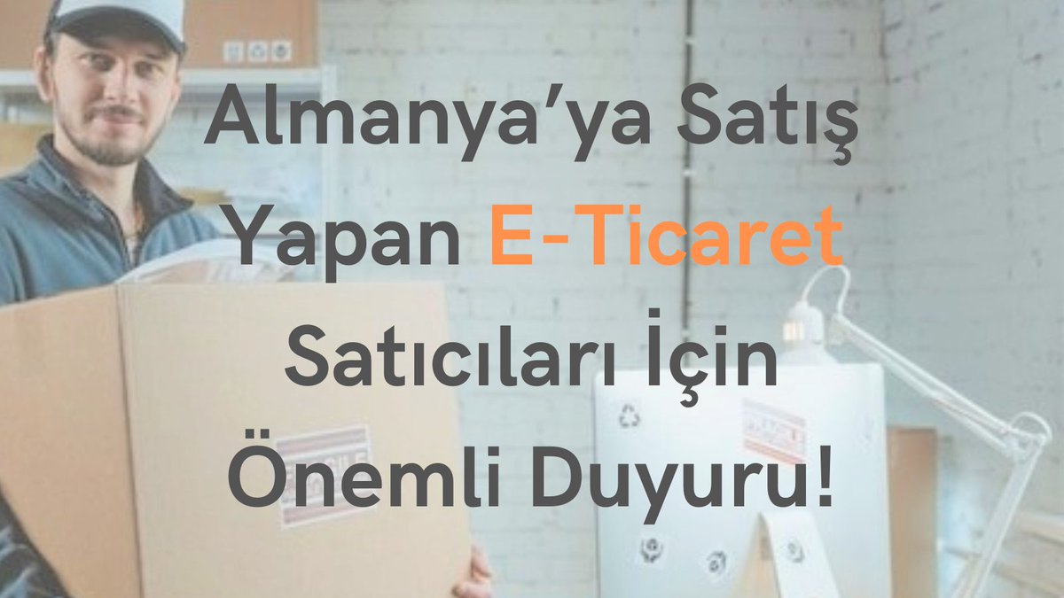 SelinOzsoy_'s tweet photo. 1 Temmuz'da uygulamaya giren Almanya Ambalaj Yasası ve LUCID kaydını yazdım:📦 https://t.co/SQxEARXYT4 Ciddi ceza ve yaptırımları var, kaydolmayacak olanlar Almanya'ya satışı kapatmalı⚠️
.
#eticaret #eihracat #mikroihracat #etsyturkiye #amazonturkiye #globaleticaret #onlinesatis https://t.co/6SHR2efuEH