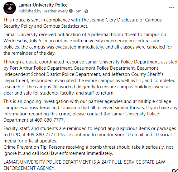 LamarPD's tweet image. 