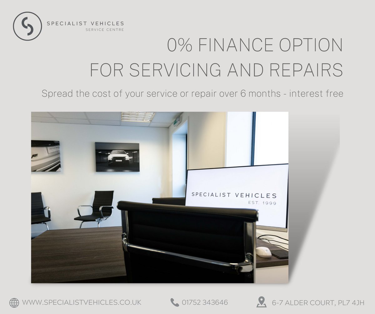 We understand that vehicle repairs can come at inconvenient times and payment can often be a struggle.. 

Allow us to lift the stress of unexpected payment by taking advantage of our 0% finance option and spread the cost of your service or repair over 6 months - interest free!