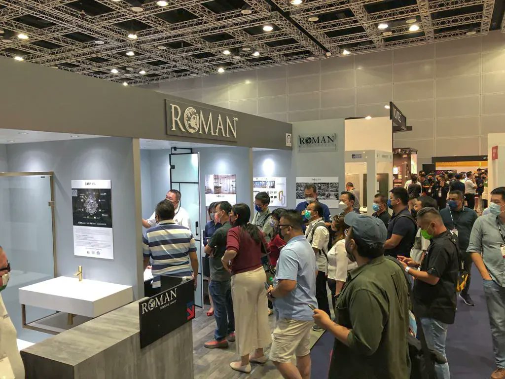romanltd's tweet photo. Thank you for visiting the Roman Stand at the #archidex2022 exhibition! We hope that you were impressed with the showcase of our finest shower products, bespoke capability and vast experience – all proudly made in Britain.

#archidex #stands #exhibition #networking #malaysia https://t.co/ZVfEguww0r