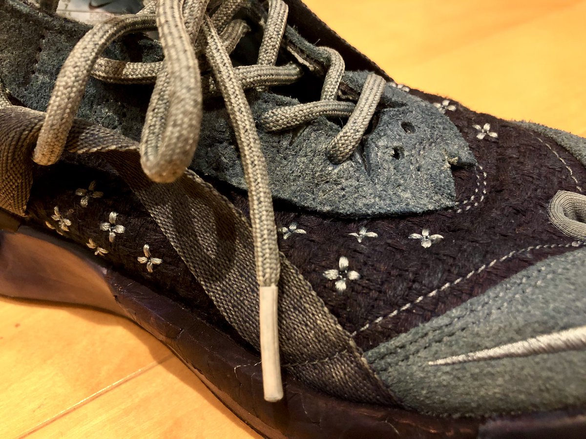 zeekindustries's tweet photo. New life, new kicks. These are the Nike Drifter ISPA Indigo, amazing woven patterns. They are color dyed by hand and needless to say they look and feel amazing. #ナイキ #chidory #SNKRS https://t.co/yKrZI0XbpH