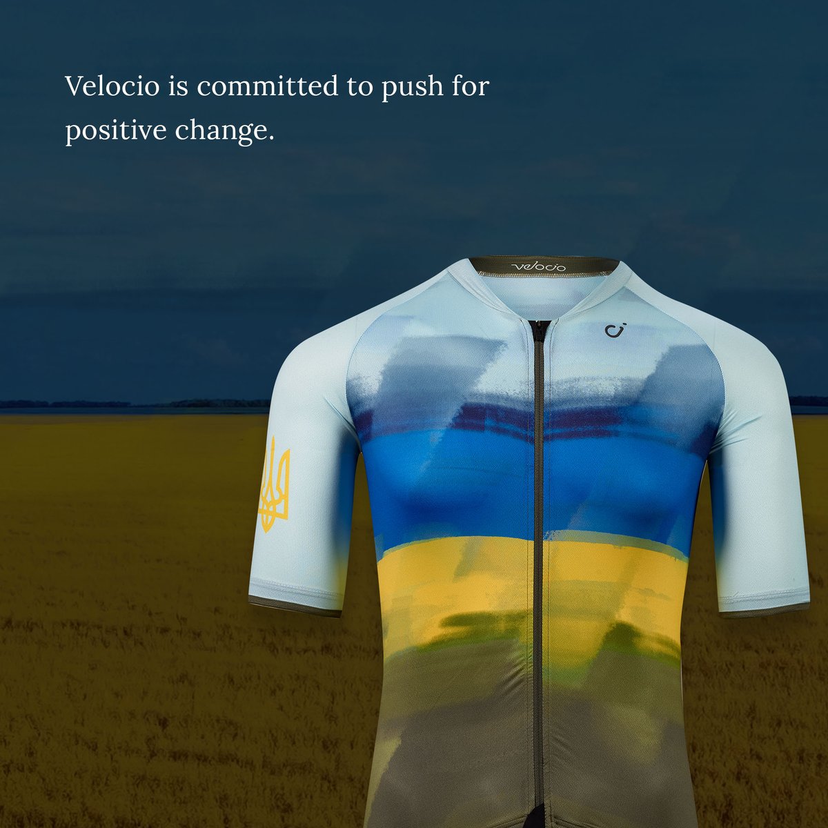Every year since 2017, <a href="/velocioapparel/">Velocio Apparel</a> has developed a jersey that focuses on coming together for the greater good.
This year’s UNITY Jersey will fundraise aid for refugees affected by the war in Ukraine.
Preorder the jersey here: bit.ly/3AA0FkD