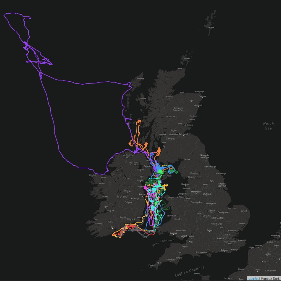 AmandaMatthes's tweet photo. And that's a wrap for our @SnapperGPS deployments on incubating Manx Shearwaters. Here's a sneak-peek of the data. Now onto monitoring the chick-rearing period. Thanks to everyone in the Oxford Navigation Group who made this possible! https://t.co/9xrSnDFFPw