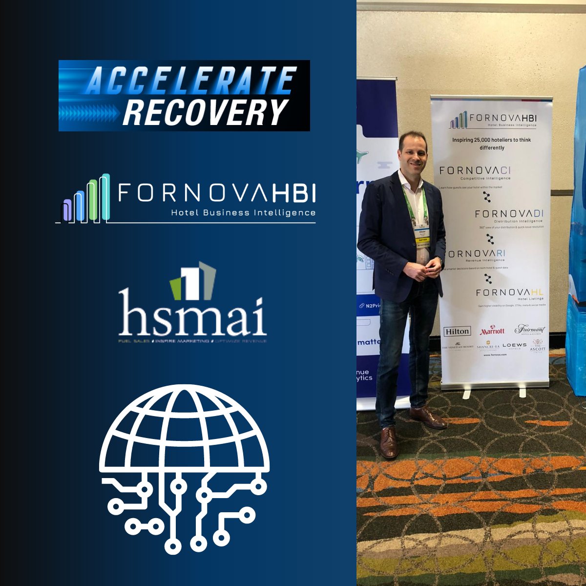 fornova's tweet photo. Last week's HSMAI ROC conference in Orlando focused on how hoteliers can #acceleraterecovery.

We saw an extraordinary turnout &amp; positive stats such as weekend occupancy having recovered 100% &amp; weekdays recovered by 90% in the US. 

#hsmai #hospitalityindustry #revenuemanagement https://t.co/ljgf2MnIel