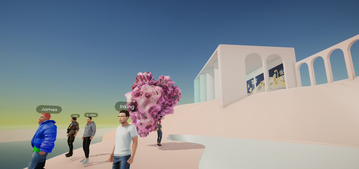 Building on Arhead Ecosystem is an enjoyable and easy process. The way creators can upload their own spaces and objects provides a unique experience for everybody who is willing to create their own #metaverse 

S/O to wonderful artists <a href="/scottpagano/">Scott Pagano</a> and <a href="/rswhitby/">Ryan Whitby</a> 

#DigitalArtist