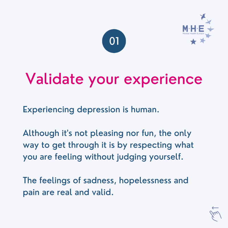 MentalHealthEur's tweet photo. On #WorldMentalHealthDay, we share our toolbox for managing #depression. 

Check it out. ⤵️

#WMHD2022