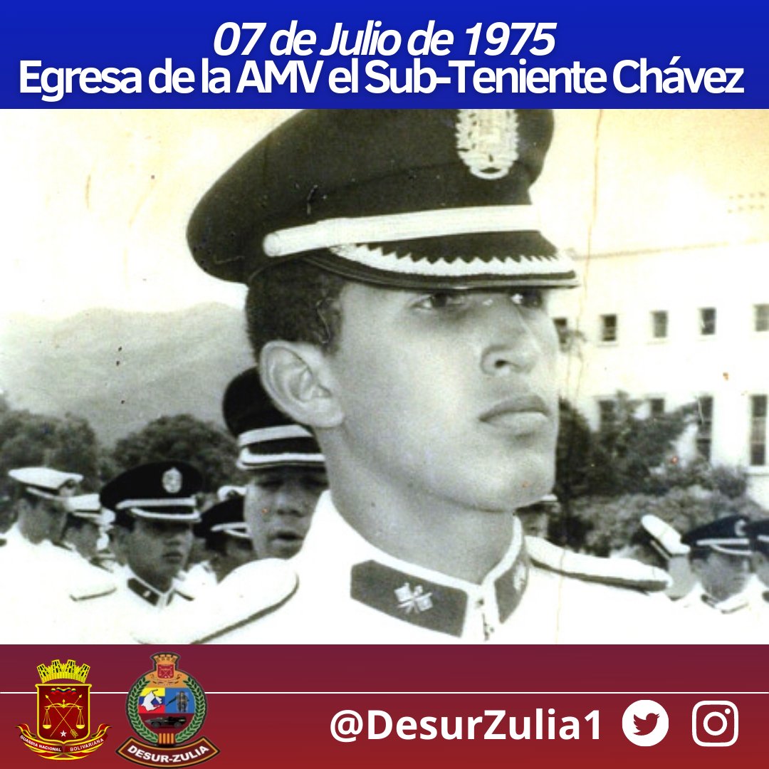 <a href="/r_geranios/">GeraniosRojos</a> #VenezuelaDePaz ¡El #7DeJulio de 1975 Egresa de la Academia Militar de VENEZUELA con el Grado de Teniente Hugo Rafael Chávez Frías! <a href="/NicolasMaduro/">Nicolás Maduro</a> <a href="/Mippcivzla/">mippci</a> <a href="/luchaalmada/">Alfred Nazaret Ñáñez</a> <a href="/DayraMRivasR/">Dayra Manuela Rivas</a> @ArmasYoger <a href="/BattleWinner3/">BattleWinner</a> <a href="/EloyCordero2/">Eloy Cordero</a> <a href="/RRPIERU/">#Venceremos ❤️</a> <a href="/Aura41222831/">Aura</a> <a href="/ROQUI_NICOLAS/">GLADYS DE GONZALEZ</a> <a href="/MaikelLucena9/">Maikel Lucena</a>