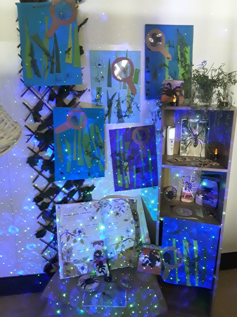 AshbridgeMaxy's tweet photo. Learning response to the Spider Inquiry @cosydirect #EYFS #EYtagteam #earlylearning #ourlearningstories @NDNAtalk #lightandshadowstudioatmaxy #curiostybased #Discoverybasedlearning https://t.co/IlaPrlXJ7y