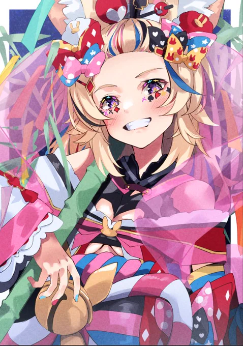 #絵まる
 #100日チャレンジ
81日目、尾丸ポルカ
織姫ポルカ 