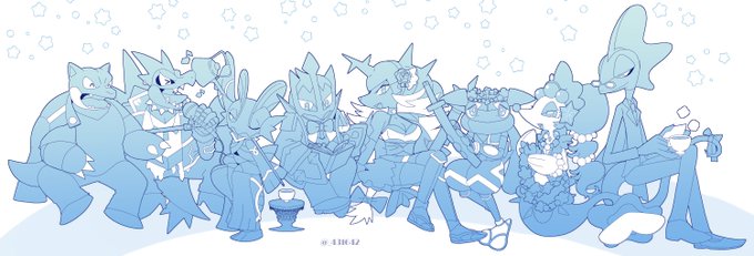 💧.*みず♡御三家.* #シチ月31ヘンゲ #pokemon 