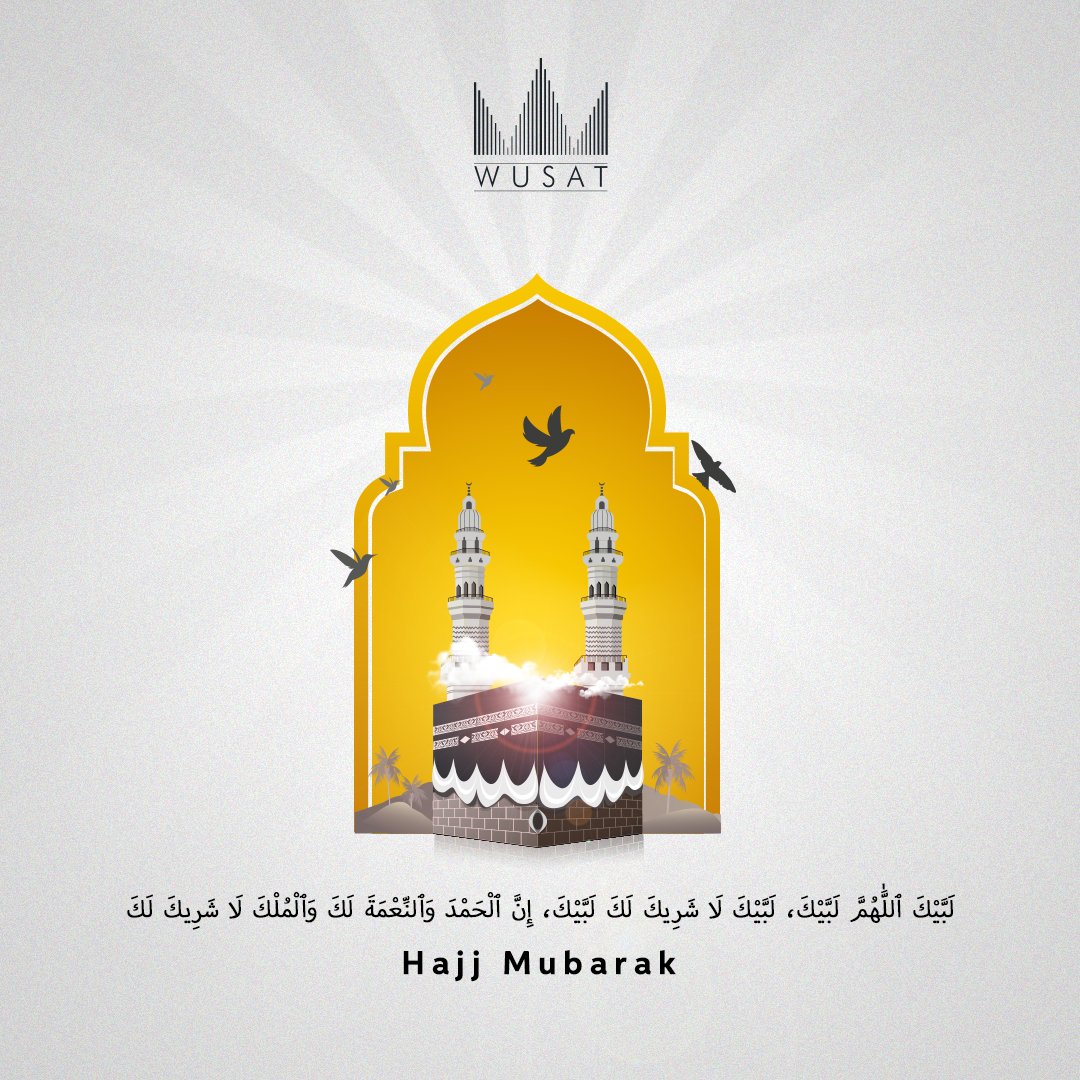 WusatDevelopers's tweet photo. May your love for Allah SWT heighten and be strengthened on this sacred day, may we all strive to please Him with the best of intentions and deeds.

Hajj Mubarak! 

#Hajj #Hajj2022 #HajjMubarak #Pilgrimage #Dhulhijjah2022 #Islam #Blessings #Tawaf #Makkah #Umrah #Haramain https://t.co/zrRDvmM0u5