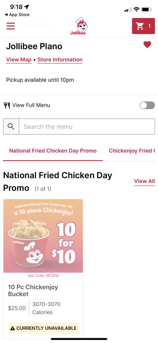 MarMM_2's tweet photo. What’s up @JollibeeUSA ? No love? https://t.co/jbs0kbdX3i
