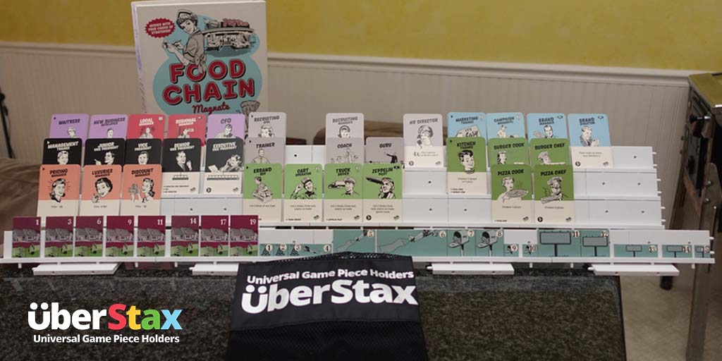 UberStax's tweet photo. Know a game with too many cards? Consider using UberStax to give you an extra hand.

#cardholder #foodchain #boardgame #cardgame #gametable https://t.co/RrJCOlpbYO