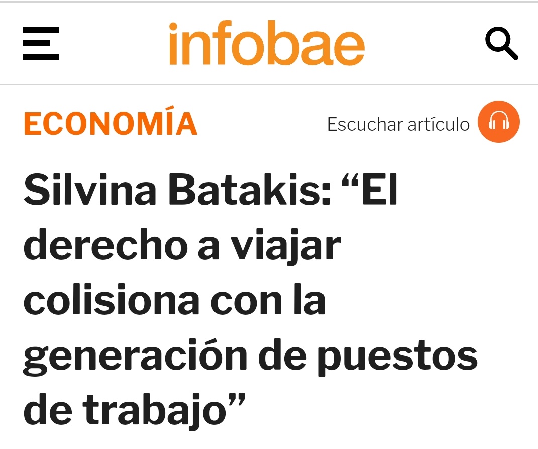 MartinArjol's tweet photo. De los "A pero macri" "estamos en guerra" "enfrentamos un crisis de crecimiento", ahora la culpa de la falta de generación de trabajo la tienen los que viajan... el derecho a viajar es el derecho a viajar así de simple 👇 https://t.co/ClukikePX6