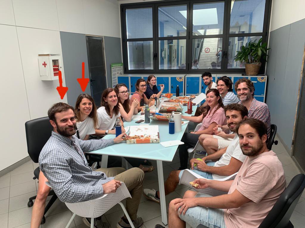 Former PhD students, Jordi Badia and <a href="/clara_morral/">Clara Morral Martinez</a>, visited the lab today. Jordi is now a Postdoc with Alex Calon at @IMIM_research and Clara with Andy Minn at Upenn. Great to see you again!!😃