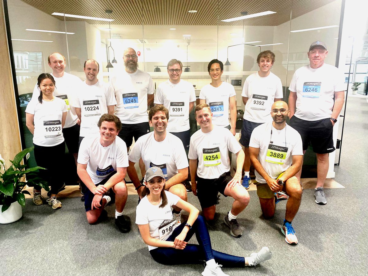 Aquis_Exchange's tweet photo. Team Aquis were happy to be back in Battersea Park at the #JPMCC yesterday! One day we hope to run as fast as our exchange platform 😉

(Thank you @jpmorgan for organising!) https://t.co/xqIFxKsOw9