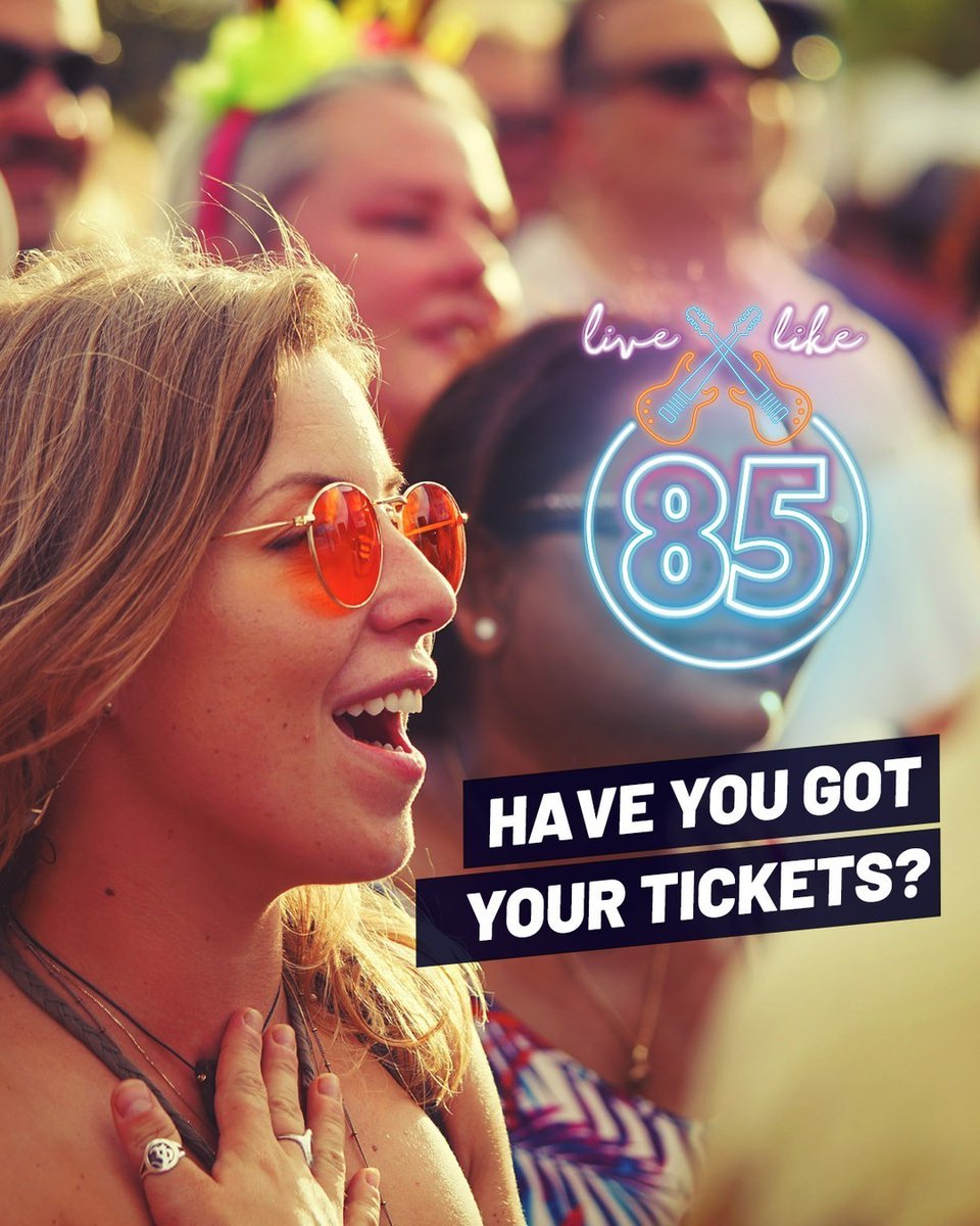 LiveLike85's tweet photo. Get ready for the biggest tribute festival in the North East! 🎸 🎉 

Buy your tickets today 👇 👇 👇 
➡️ https://t.co/sfzadBF2ok
📍 Gateshead Stadium
📆 30th July 2022
💰 Tickets start from just £25!!
-
-
#LiveLike85 #TributeActs #Festival https://t.co/SpH74Pl215