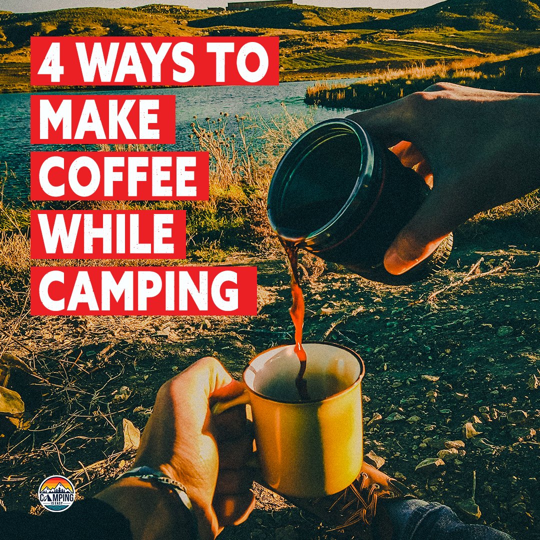 campingiseasy's tweet photo. Here are four ways to make coffee while camping

✅Drip/Pour Over
✅French Press
✅Teabag
✅Cowboy Coffee

Visit us now! 👇👇👇
🌍 𝐕𝐢𝐬𝐢𝐭 𝐍𝐨𝐰: https://t.co/MO50CtPqnl
.
.
#campingiseasy #camping⛺ #campervideos #GearReviews #waystomakecoffee #waystomakecoffeewhilecamping https://t.co/qqaebYDdwz