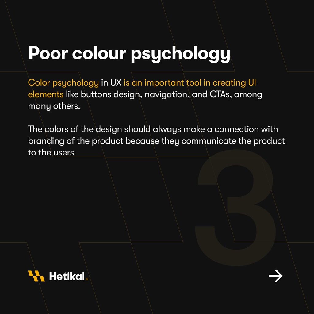 hetikal's tweet photo. [Swipe] As a beginner UI/Ux designer, there are so many mistakes that you may be making but here are 5 common ones we see everyday

At the end of the day, it’s always key to pay attention to the overall functionality and scalability of the design. https://t.co/9mlBHAXLUY