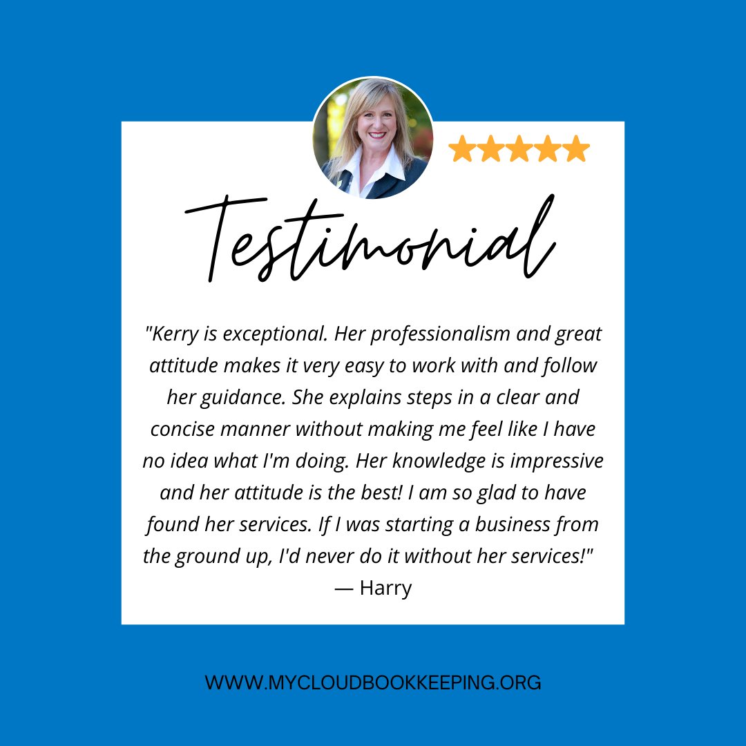 mycloudbooks's tweet photo. Another 5-star review! 😍 Thank you for coming to me with all your #QBO questions, Harry! If you would like help with your #QuickBooks setup, get in touch: https://t.co/A4ETSzQdDS 
⁠
#testimonial #quickbookstraining #quickbooksproadvisor #quickbooksonline #bookkeeping #CPA #YVR https://t.co/LBWLcTH84Z