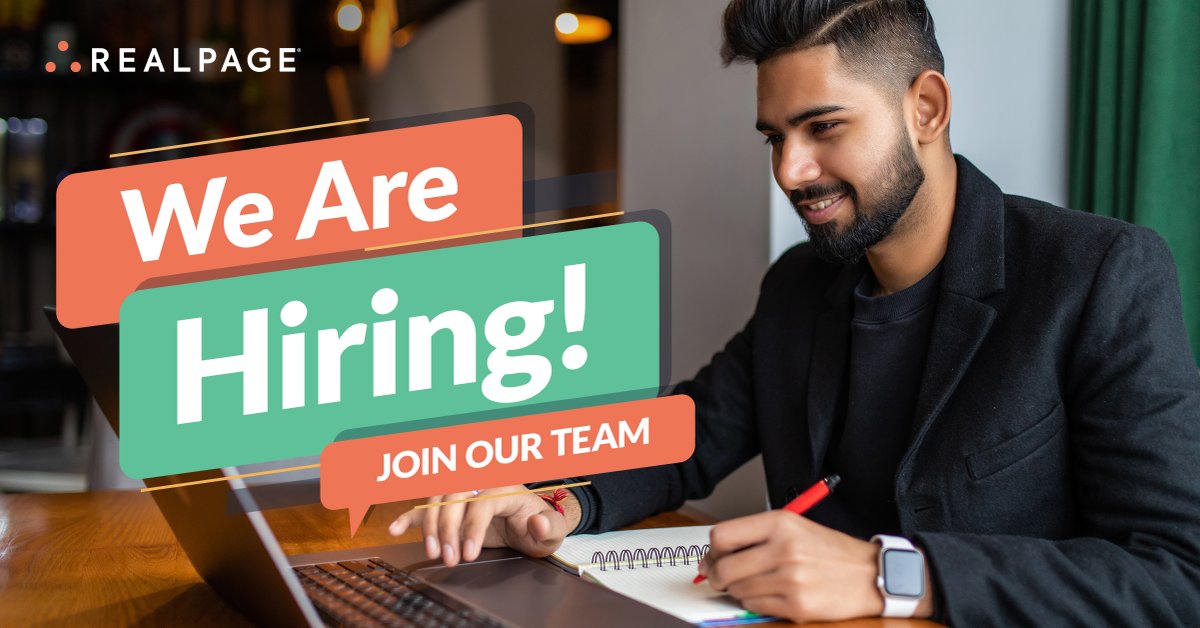 RealPage's tweet photo. Are you looking for a Great Place To Work? Lets talk! Discover your next job with us: https://t.co/2RslR9la2P. #Work4RP #Jobs https://t.co/wqPXmrAwE6