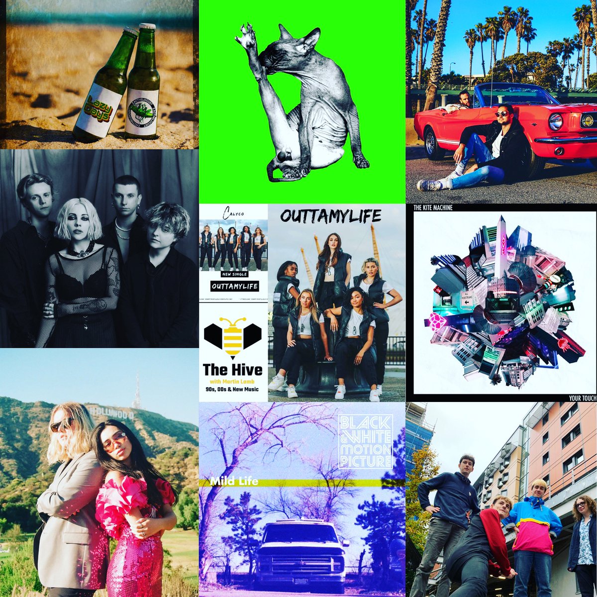 LIVE 7pm Sunday: The Hive for 90s, 00s &amp; New Music. <a href="/calycomusic/">CALYCO MUSIC</a> join me to talk about new single OuttaMyLife,<a href="/retroboxoffice/">Retro Box Office</a> &amp; new music inc. @templesofyouth <a href="/AntoineChambe/">Antoine Chambe</a> <a href="/LocustZac/">ZacTheLocust</a> <a href="/palewaves/">PALE WAVES</a> <a href="/oscarlangmusic/">Oscar Lang</a> @TheKiteMachine.
➡️hiveradiouk.com/listen-now
➡️mixcloud.com/live/hiveradio…