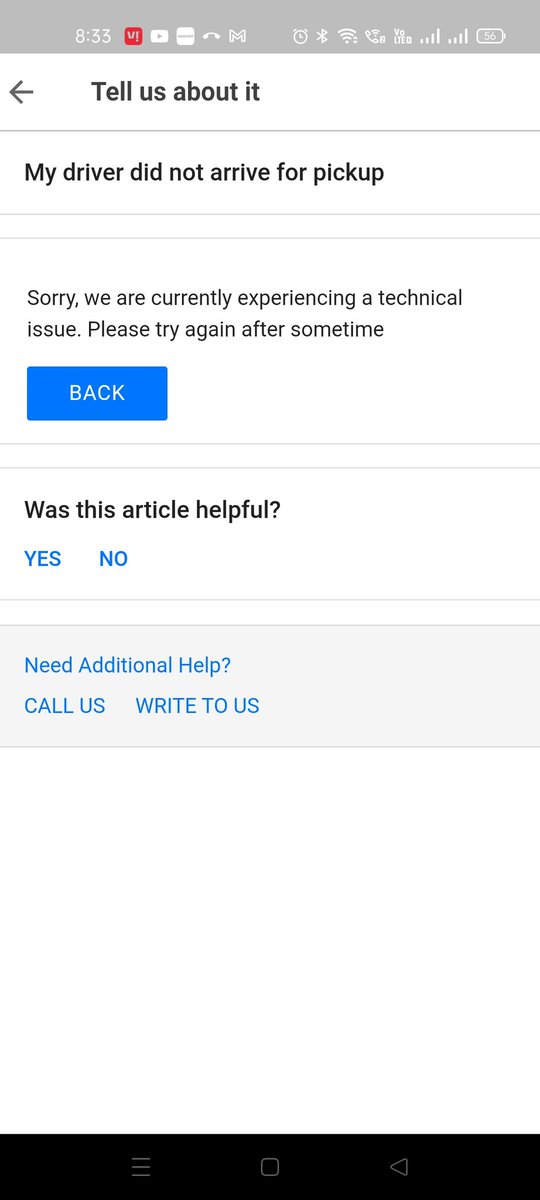 naveenneog's tweet photo. @Olacabs  i raised a concern to your support driver after accepting the ride, he is asking 2.5x the cost of the ride. After refusing not even cancelling the ride. Support button is useless, support call don't make a complaint id. The senior who contacts disconnects the call. https://t.co/8qsc9Xgt6u