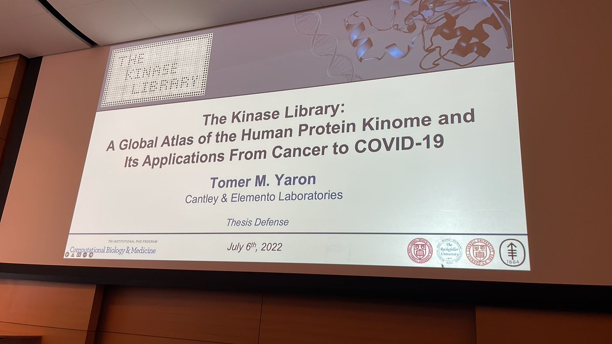 Tomer M. Yaron-Barir (@tomer_m_yaron) on Twitter photo Dr. Yaron 🎓
Infinite thanks to <a href="/CantleyLab/">Cantley Lab</a> and <a href="/ElementoLab/">Olivier Elemento</a> for amazing mentoring, and to <a href="/wolchokj/">Jedd Wolchok</a>, @corn93T, John Blenis, Chris Boshoff, Noah Dephoure, and Laura Santambrogio for accompanying my journey at <a href="/WeillCornell/">Weill Cornell Medicine</a> & <a href="/MSKCancerCenter/">Memorial Sloan Kettering Cancer Center</a>!
🔜 <a href="/ColumbiaMed/">Columbia Medicine</a>
#TheKinaseLibrary Dr. Yaron 🎓
Infinite thanks to <a href="/CantleyLab/">Cantley Lab</a> and <a href="/ElementoLab/">Olivier Elemento</a> for amazing mentoring, and to <a href="/wolchokj/">Jedd Wolchok</a>, @corn93T, John Blenis, Chris Boshoff, Noah Dephoure, and Laura Santambrogio for accompanying my journey at <a href="/WeillCornell/">Weill Cornell Medicine</a> & <a href="/MSKCancerCenter/">Memorial Sloan Kettering Cancer Center</a>!
🔜 <a href="/ColumbiaMed/">Columbia Medicine</a>
#TheKinaseLibrary