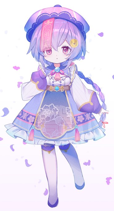 スカート系の衣装も着てみてほしい～という願望
#7月7日は七七ちゃんの日 #原神 #GenshinImpact #qiqi 