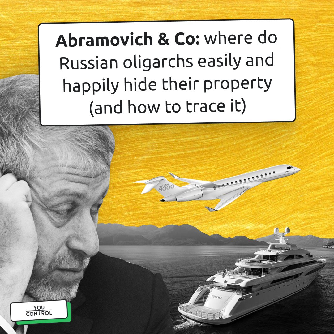 ItsYouControl's tweet photo. Imposing prohibitions on 🇷🇺 didn't encourage Russians to realize their mistakes. They're trying to evade justice.

🛥️ Yachts
✈️ Private jets
🏠 Luxury real estate

Russian oligarchs find ways to hide all of this property 🤷‍♂️ 

But we know how to trace it — https://t.co/lKCemsr4LR https://t.co/MVFOJY79gy