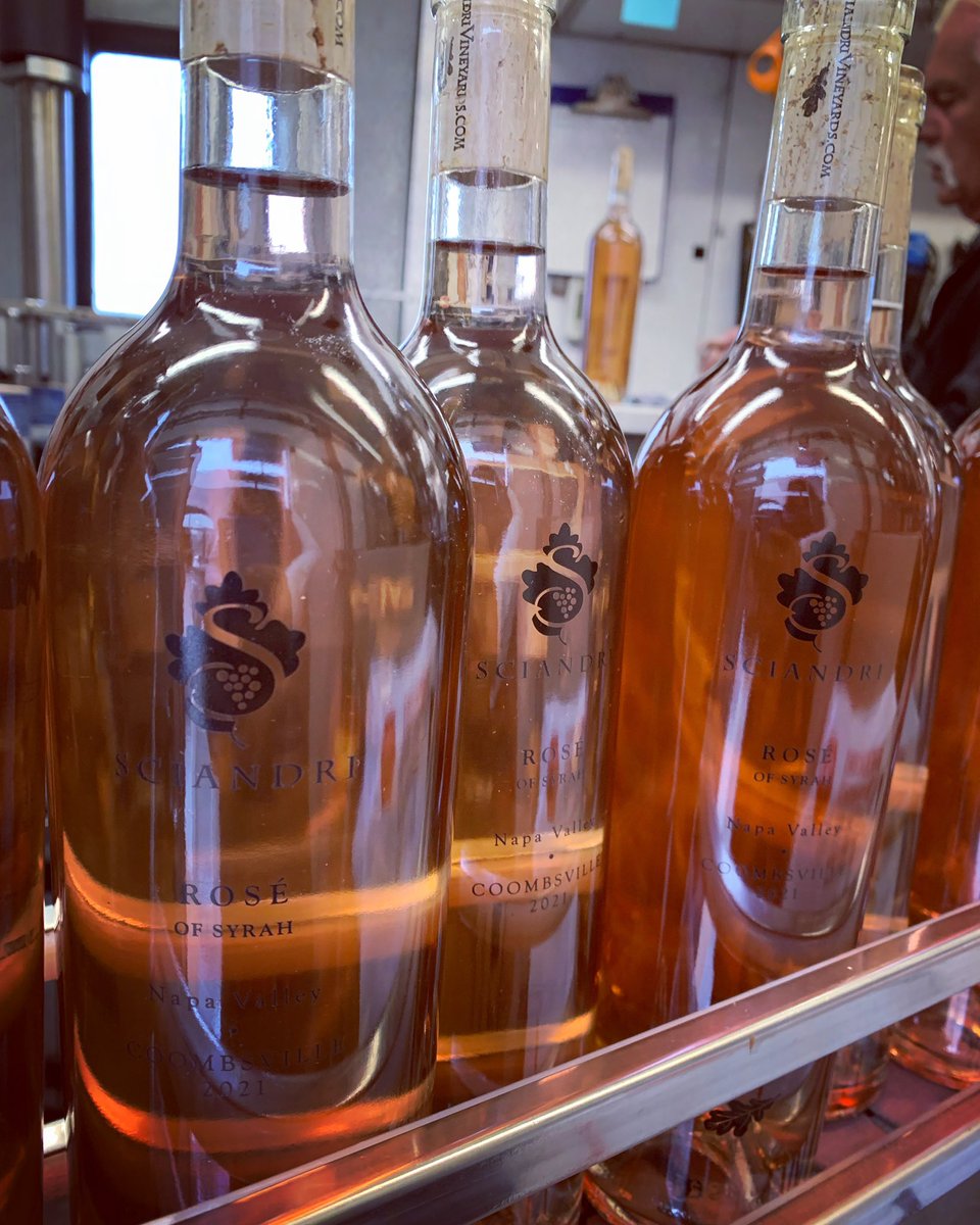 Bottling 2021 Rose of Syrah!!! #itsfromnapa #coombsville