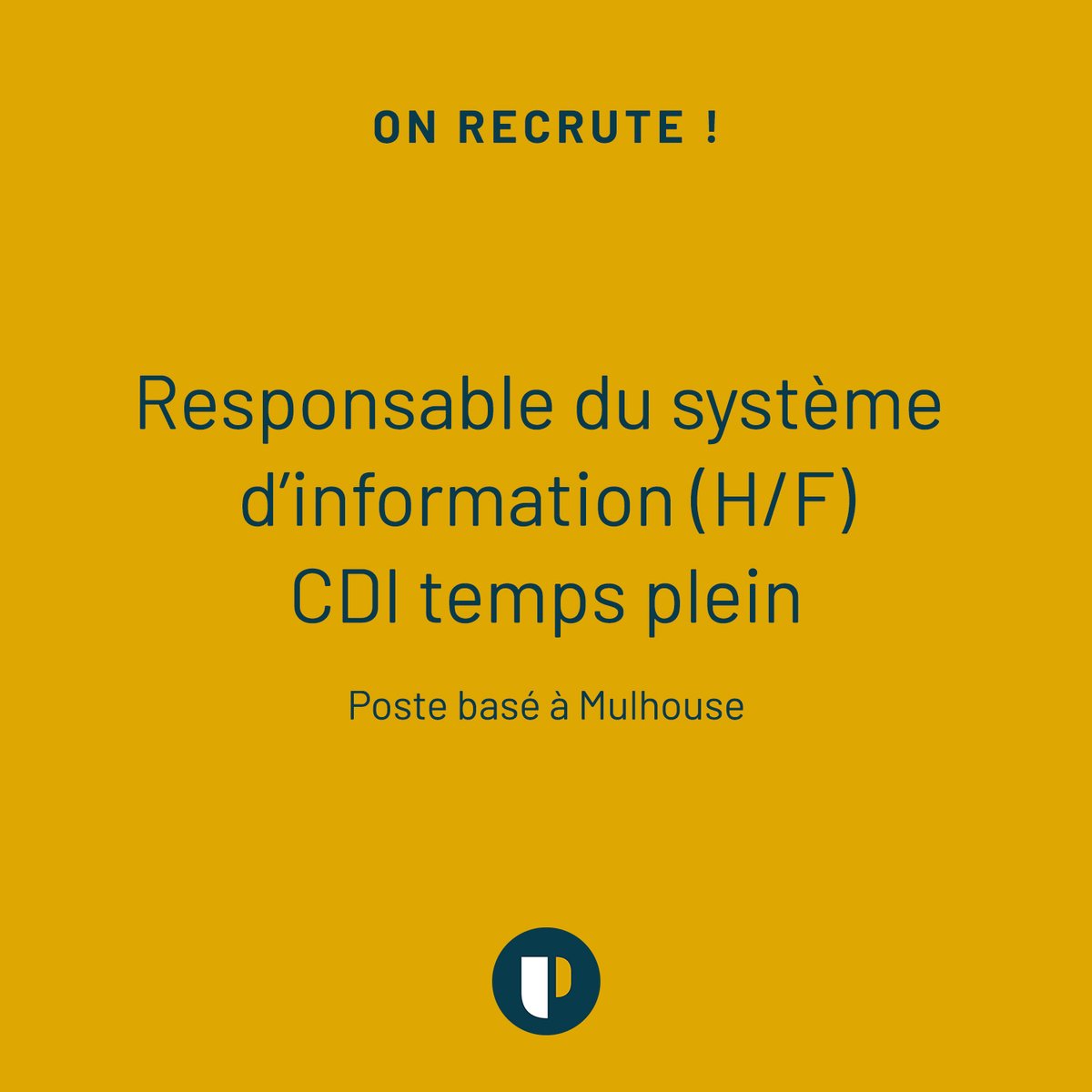 praxisalsace's tweet photo. @praxisalsace recherche son responsable du système d'information. Tous les détails sur ce lien : https://t.co/QK6JUtvf8C

#Emploi #Recrutement #Social #Mulhouse #Alsace #DSI #SystemeInformation #SI @Jobradio_emploi @emploialsace @poleemploi_GE https://t.co/QIAWKr9VLb