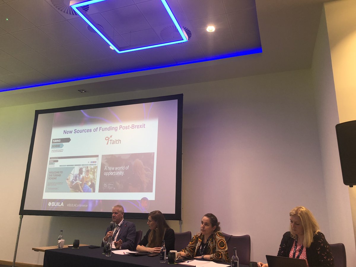 At #BUILAConference hearing expert insights on the IHE sector: impacts of #geopolitics on R&amp;D #partnerships, the rise of #edtech, and retaining institutional values for #academicfreedom. Also some updates on <a href="/TuringScheme_UK/">Turing Scheme UK</a> &amp; <a href="/TaithWales/">Taith</a>! Thanks for the invite <a href="/BUILAcommittee/">BUILA</a>!