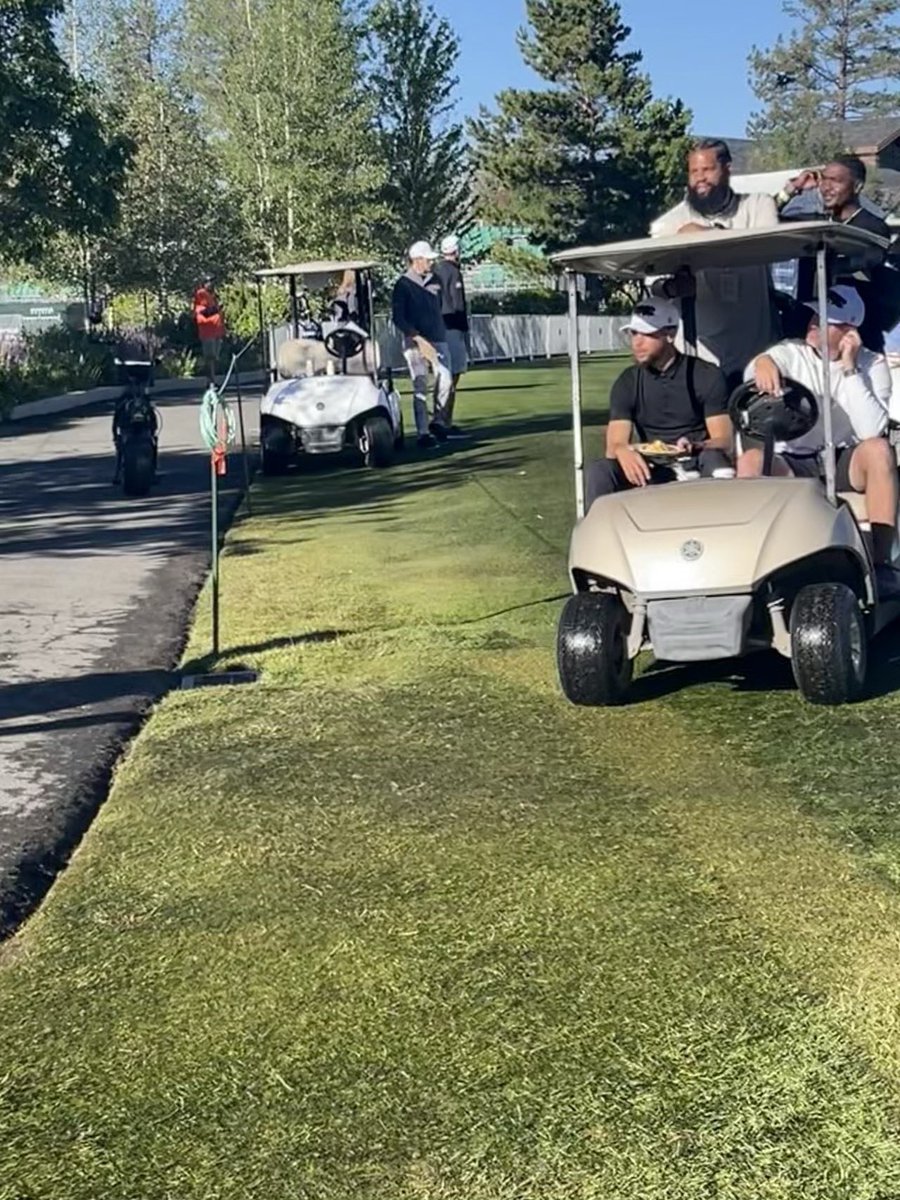 Breakfast of champions of the #sfbayarea’s favorite MVP. <a href="/StephenCurry30/">Stephen Curry</a> <a href="/ACChampionship/">American Century Championship</a> <a href="/GolfChannel/">Golf Channel</a> #tahoecelebritygolf #celebritygolf