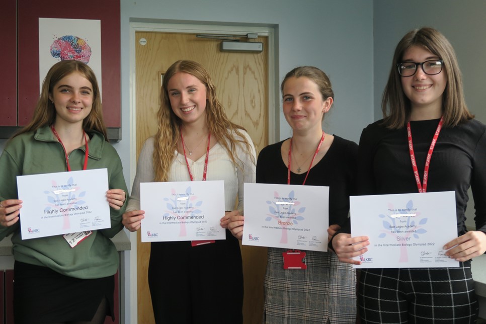 EastLeakeAC's tweet photo. We are so proud of the achievements of our students and staff!

Last month we had some brilliant success at the Intermediate Biology Olympiad 2022, well done to all that took part and the staff and team that supported them!

Find out more 👉 https://t.co/DwyqJf9Zbo https://t.co/jYm5QvVlit