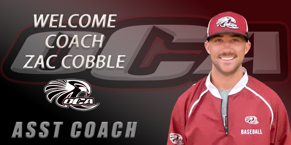 We are excited to announce <a href="/zcobbs01/">Zac cobble</a> is joining the OCA Baseball Staff as the Assistant Coach. He will be a great addition and role model to the OCA Baseball Players!