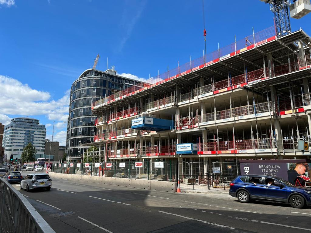 leonard_design's tweet photo. The Leonard Design team are seeing amazing progress on site at Lower Parliament Street, Nottingham for @iQstudents. Fantastic collaborative team including @gallifordtry @tskconsulting @OakfieldLTD in the city's creative quarter.

#architecture #construction #onsite #Nottingham https://t.co/iJMUd6pMf6