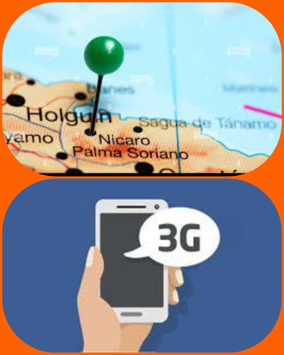 🚨🚨🚨🚨El consejo popular #Nicaro en #Mayarí ya cuenta con cobertura 3G. Notable el esfuerzo que realiza nuestra empresa por mejorar los servicios móviles.
#CubaInformatiza 
<a href="/ETECSA_Cuba/">ETECSA</a> 
<a href="/HildaAriasP/">Hilda Arias ❤️🇨🇺</a> 
<a href="/DarquirisC/">Darquiris Sánchez Castro</a>