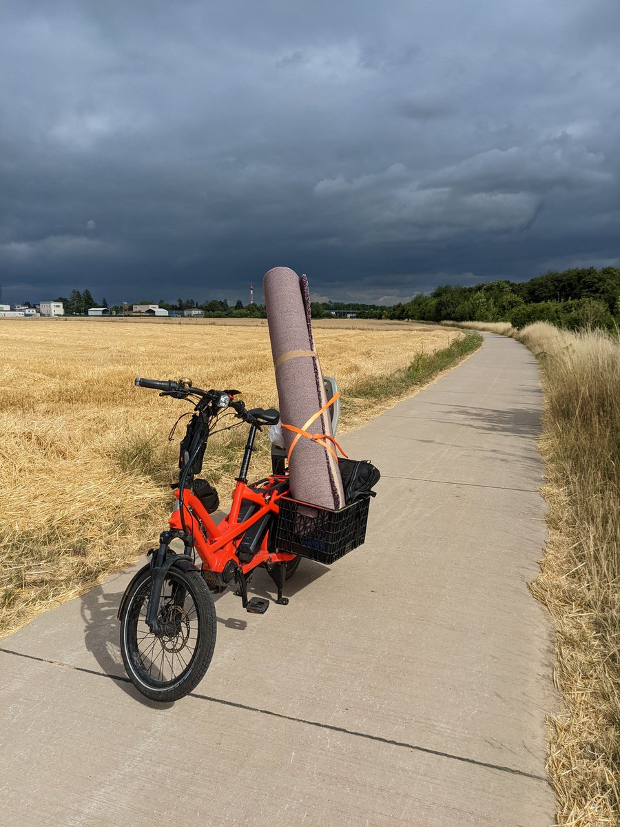 My submission today for #carryshitolympics @ternbicycles #terngsd managed to avoid the weather in the background but the wind was challenging.