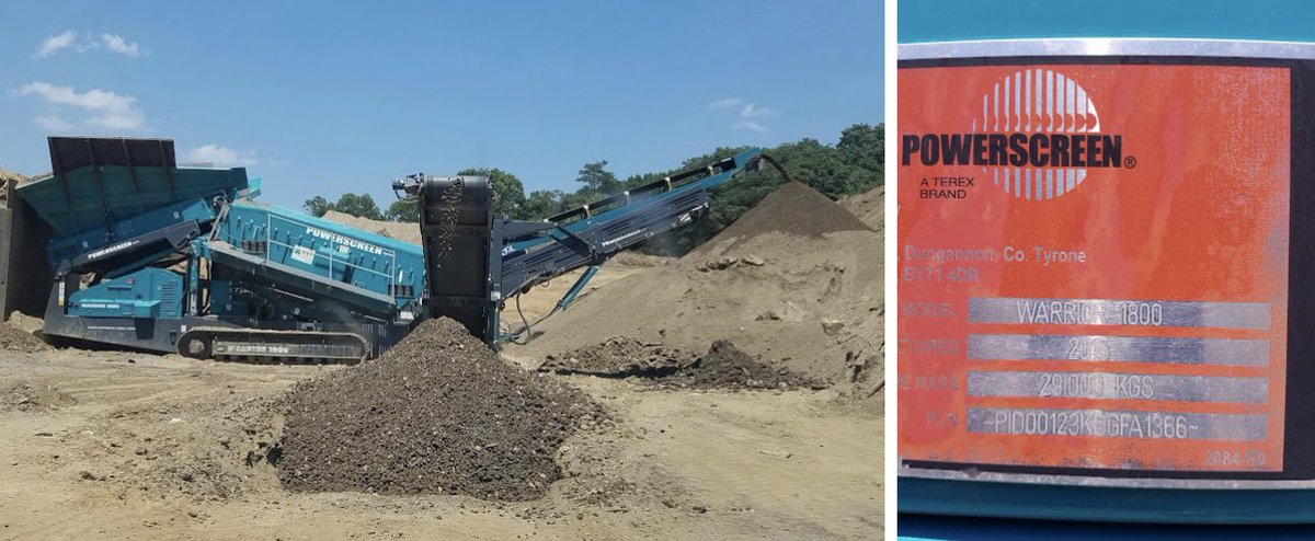 Powerscreen86's tweet image. Good stuff Prelim well done lad, just checked in on this #powerscreen #w1800 #2015Model yesterday!